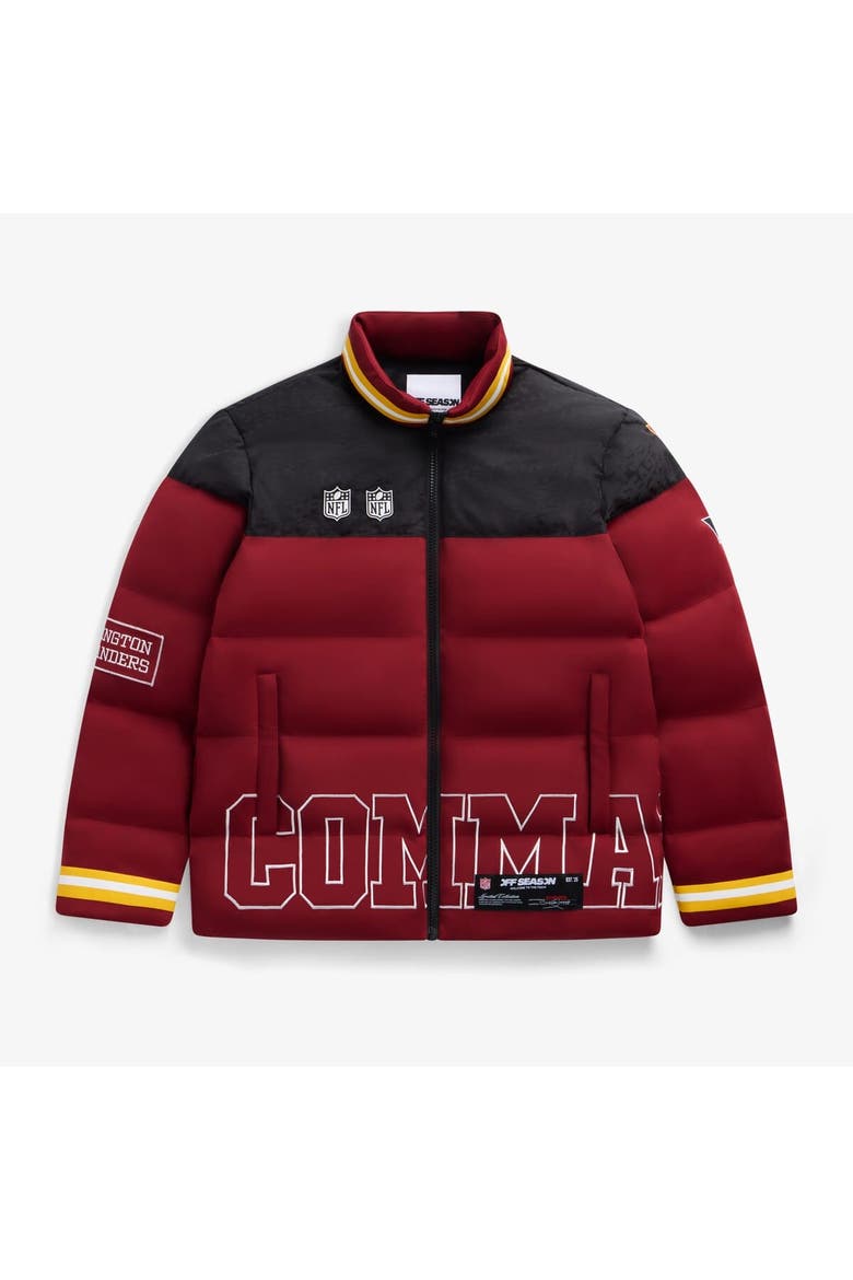 Unisex  Burgundy Washington Commanders Team Puffer Jacket, Main, color, Burgundy
