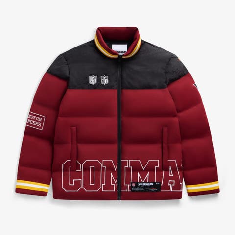 Unisex  Burgundy Washington Commanders Team Puffer Jacket