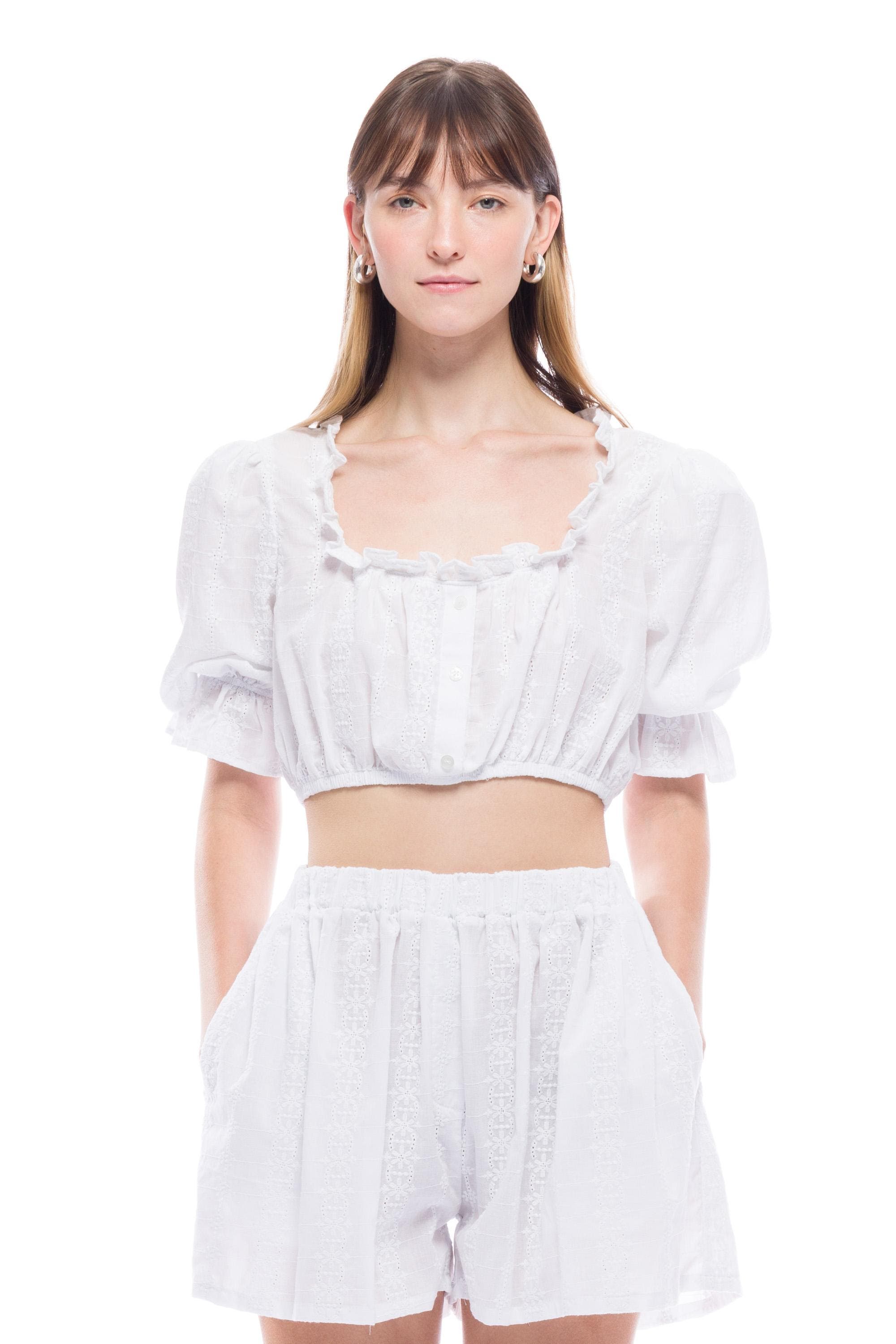 Toit Volant Alex Top in White 