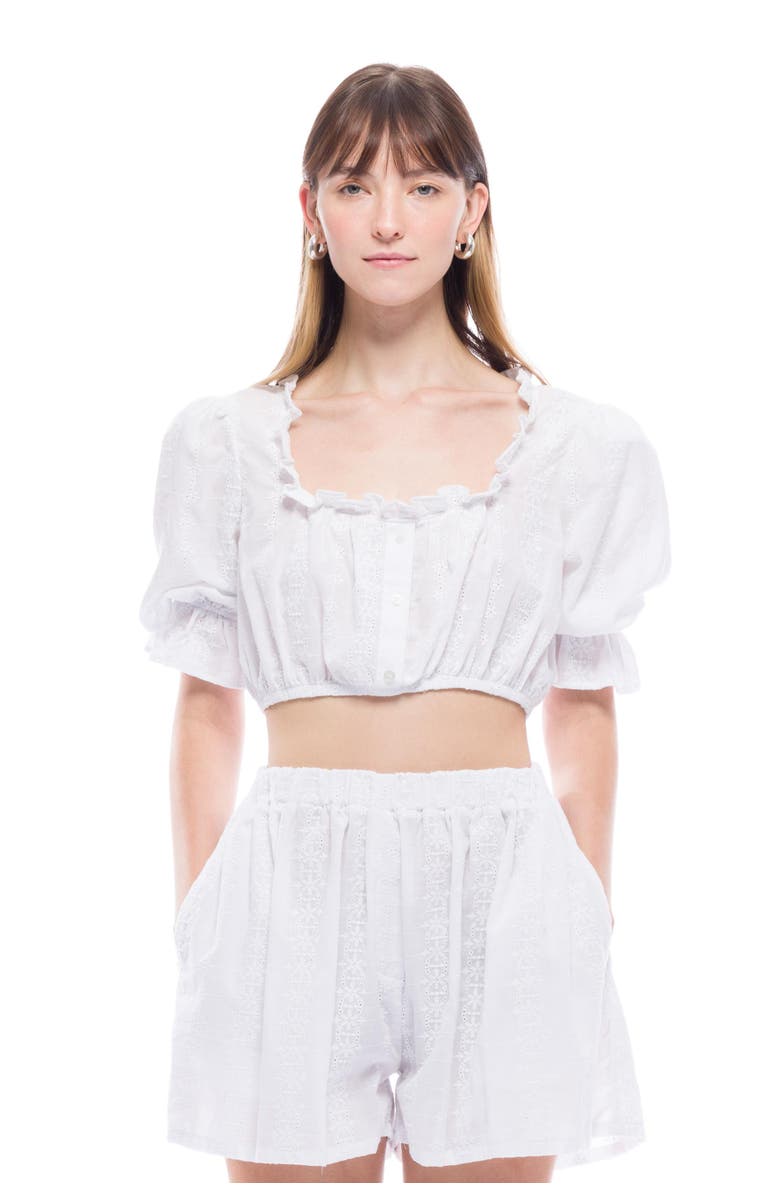 Toit Volant Alex Top, Main, color, White