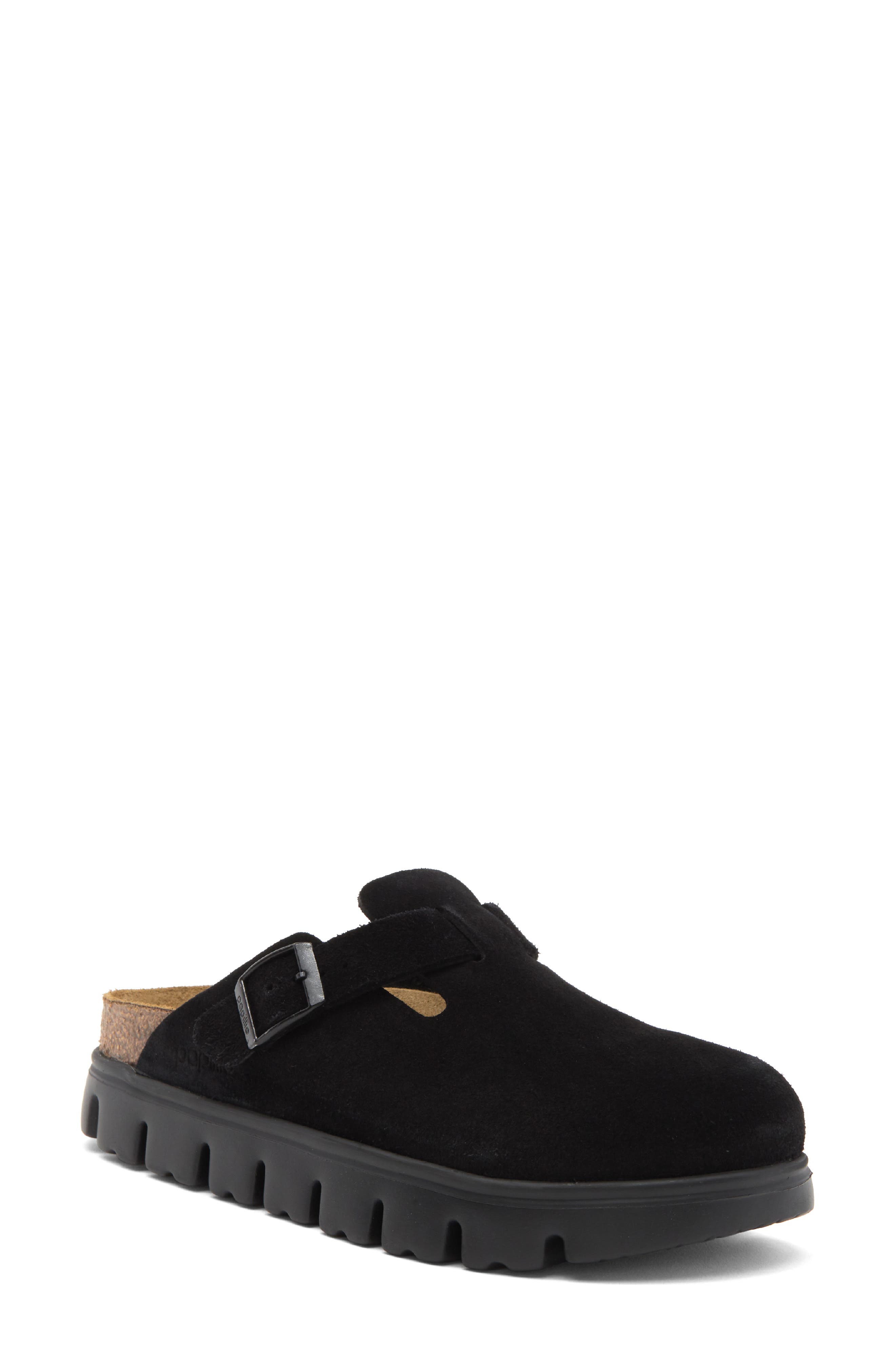 Birkenstock Papillio by Birkenstock Boston Chunky Platform Clog, Main, color, Black