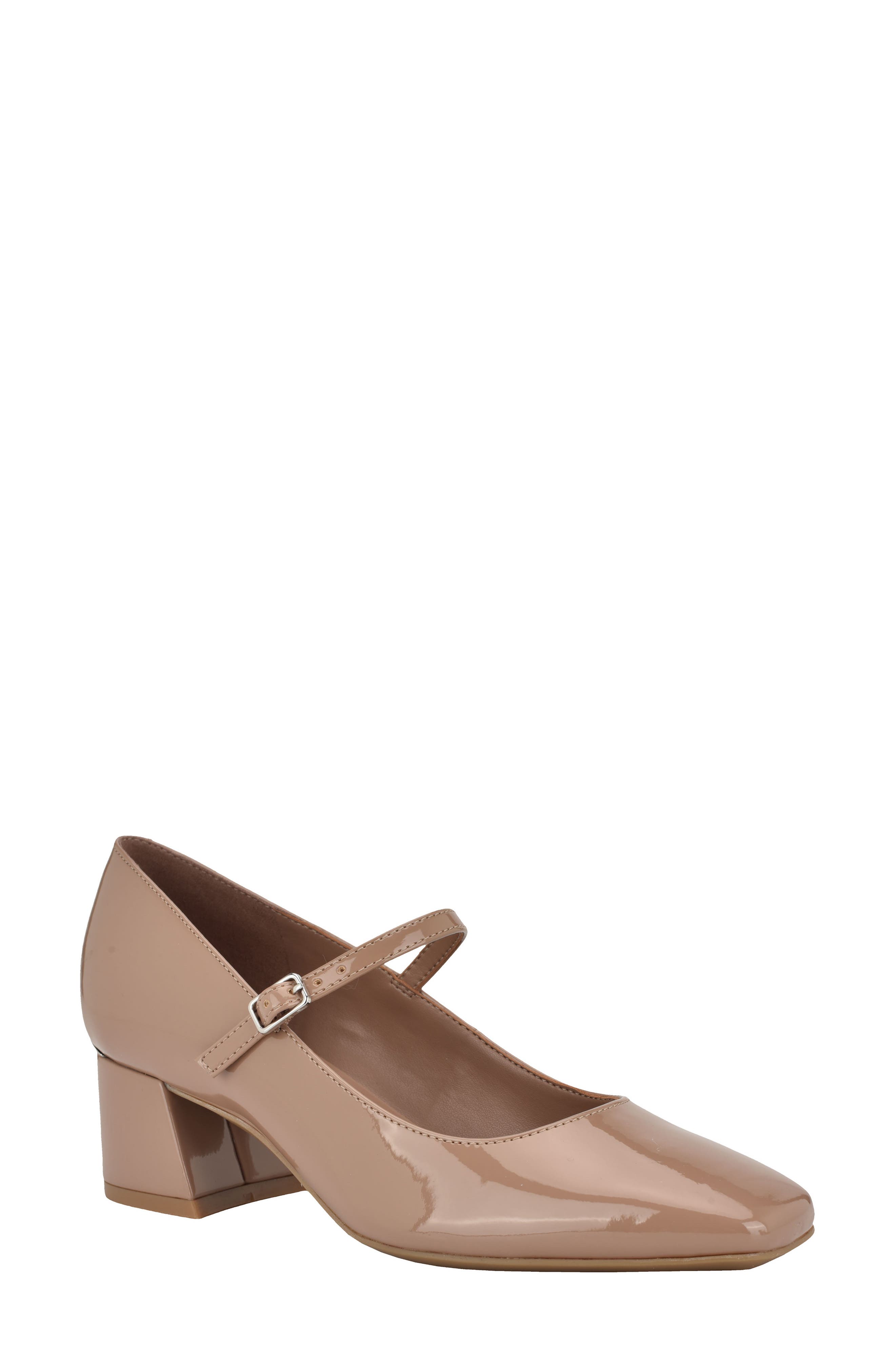Marlay Mary Jane Pump, Main, color, MEDIUM NATURAL PATENT