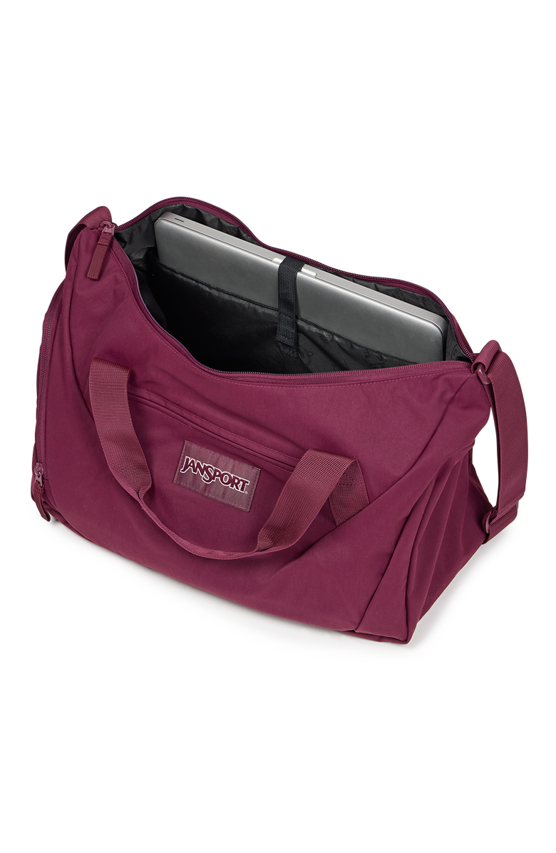 Jansport Recharge Gym Bag Medium, Alternate, color, Cherry Lacquer