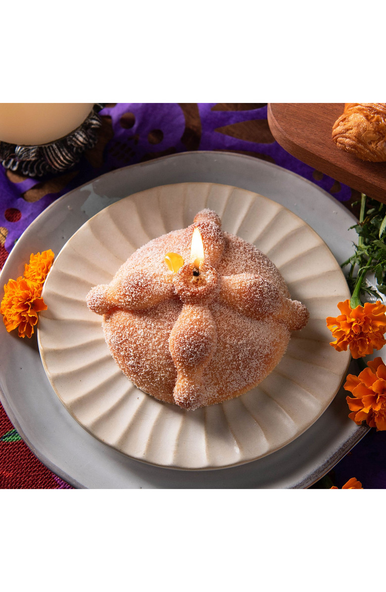 Southlake gifts Pan de Muerto Candle, Alternate, color, NO COLOR