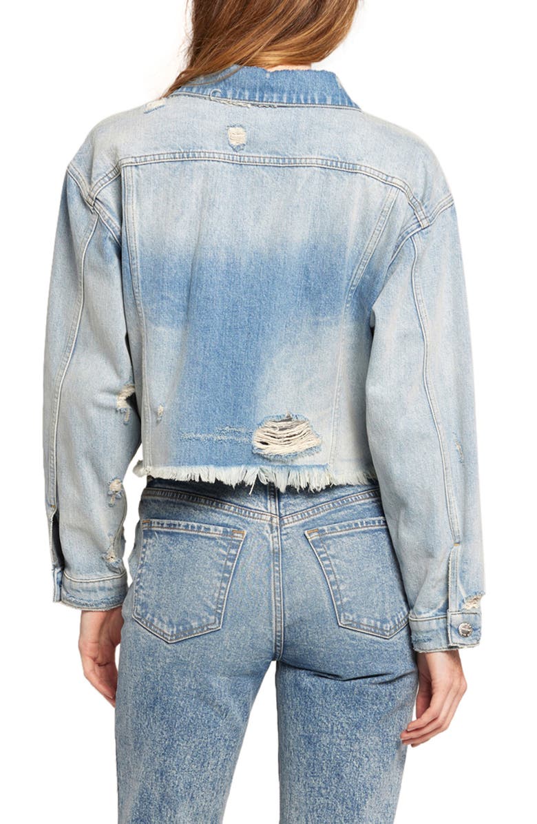 Current/Elliott The Falling Out Denim Jacket, Alternate, color, 