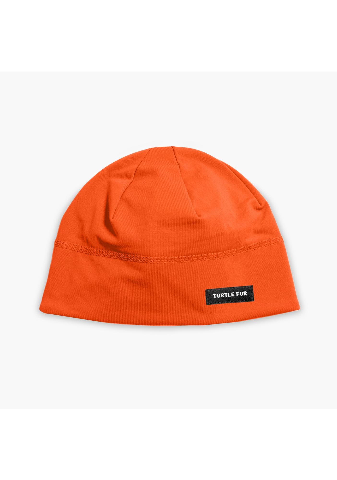 Turtle Fur Brain Shroud Skull Cap In Orange