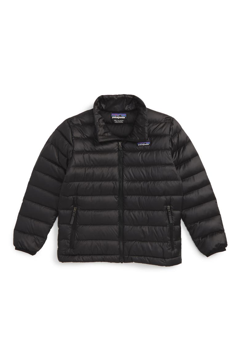 Recycled 600 Fill Power Down Jacket, Main, color, BLACK