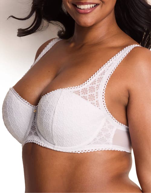 Adore Me Ede Push Up Balconette Bra In White