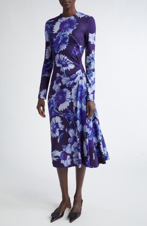 送料関税込■ERDEM■ティアードフローラルコットンミディドレス Women's Erdem Sale Designer Collections