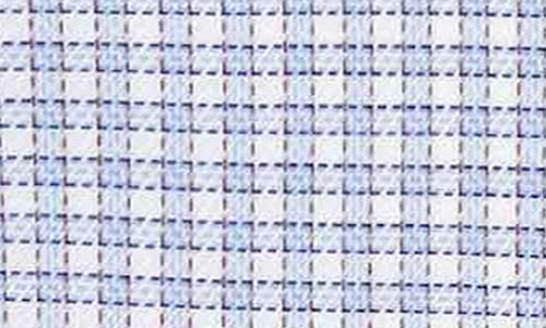 David Donahue Regular Fit Check Print Cotton Dress Shirt In Blue