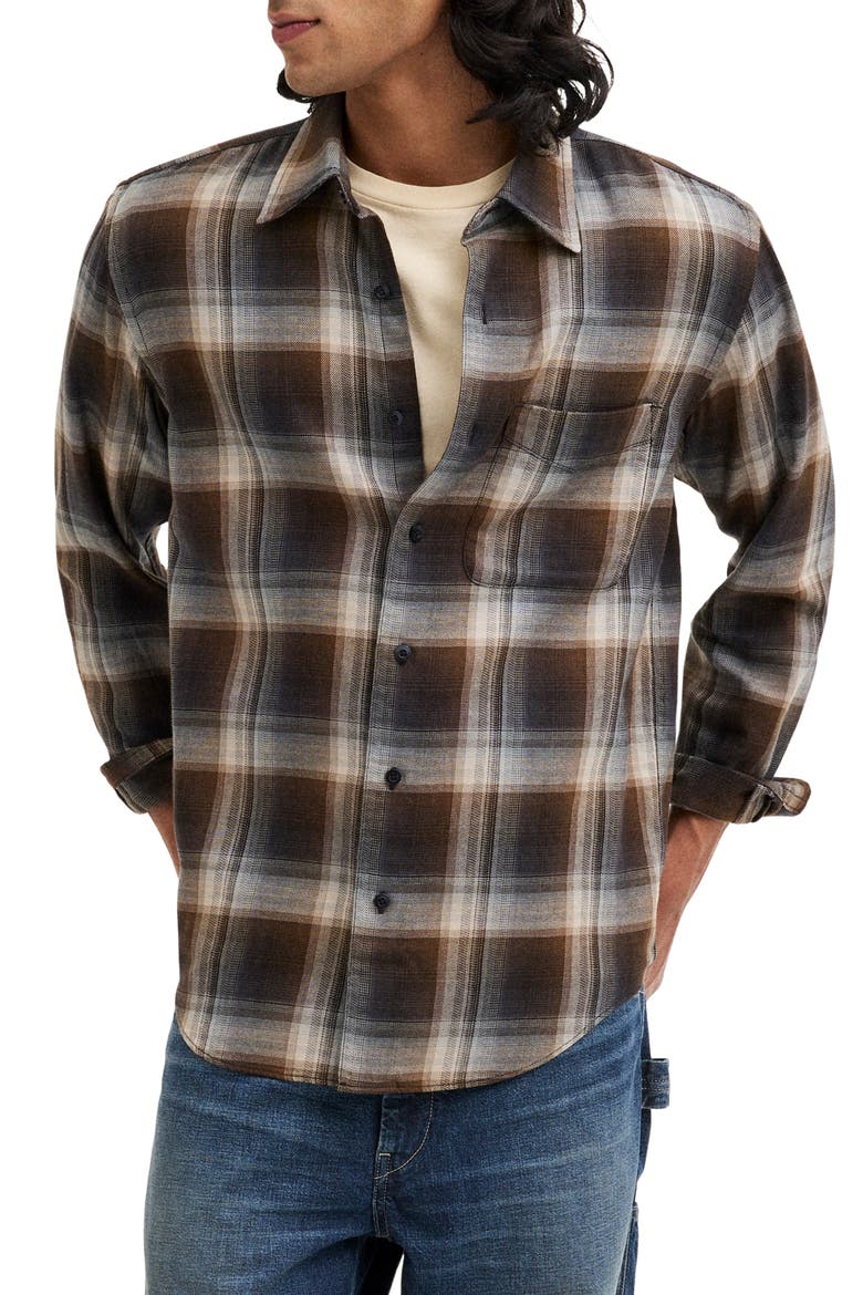 Teamkit Plaid Flannel Shirt, Main, color, CAMP PLAID