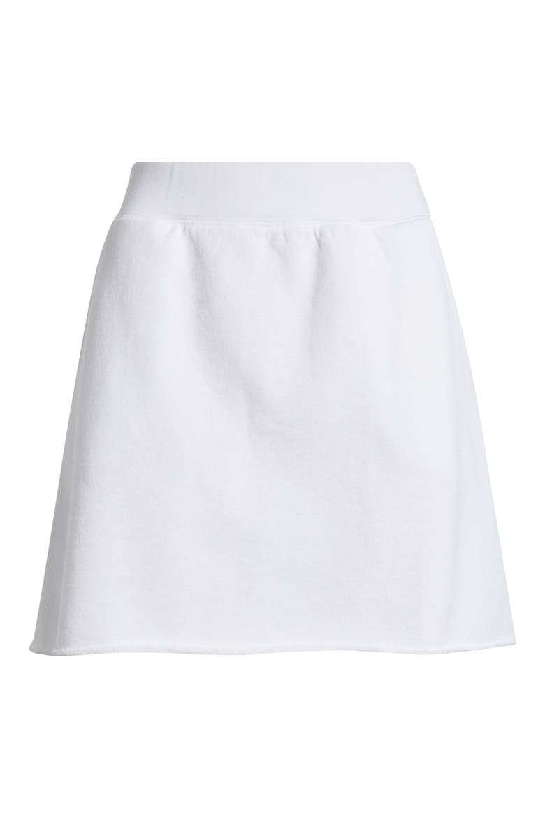Kennedy Cotton A-Line Skirt, Alternate, color, WHITE