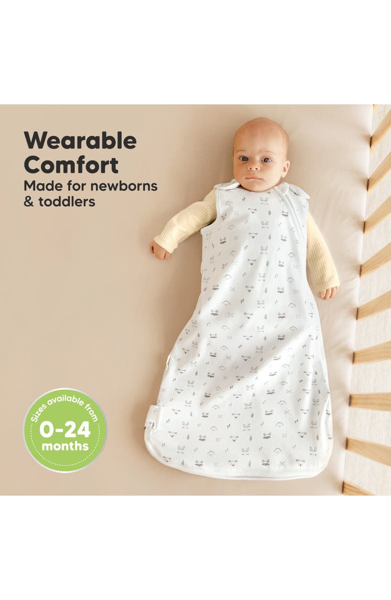 KeaBabies 2-Pack Soothe Sleep Sacks, Alternate, color, Nordic