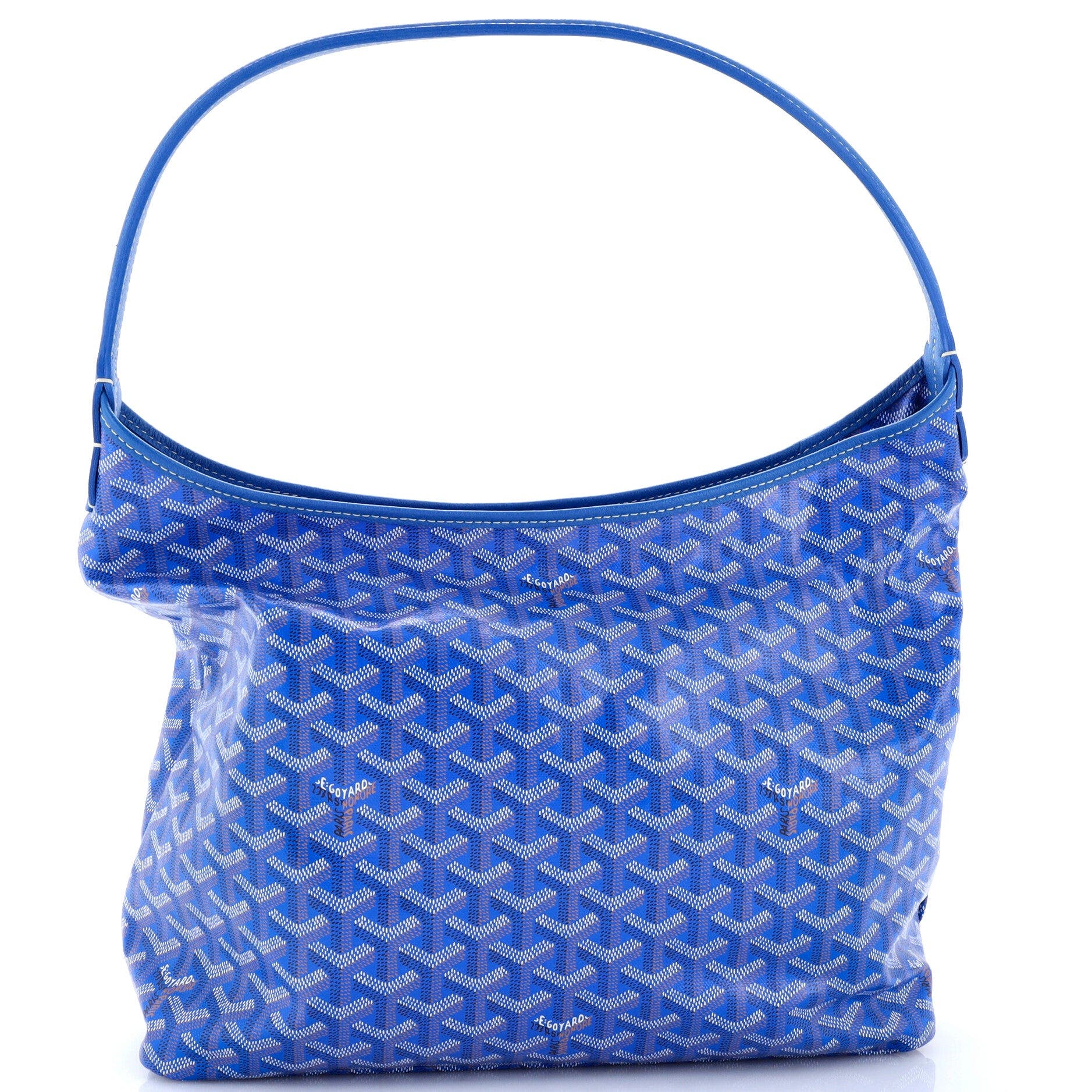Boheme Hobo Coated Canvas, Main, color, Blue