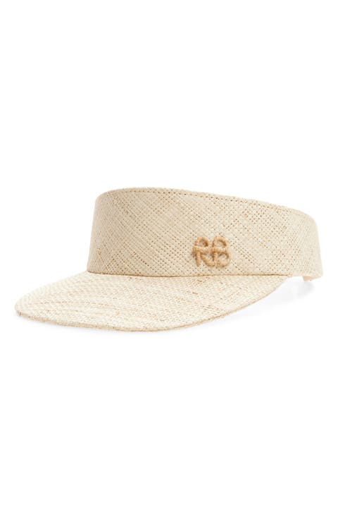 Monogram Straw Visor