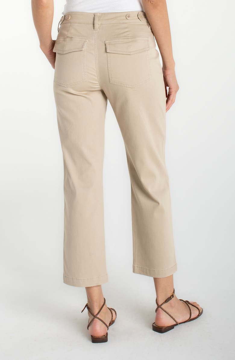 Liverpool Los Angeles Crop Straight Leg Utility Pants, Alternate, color, 