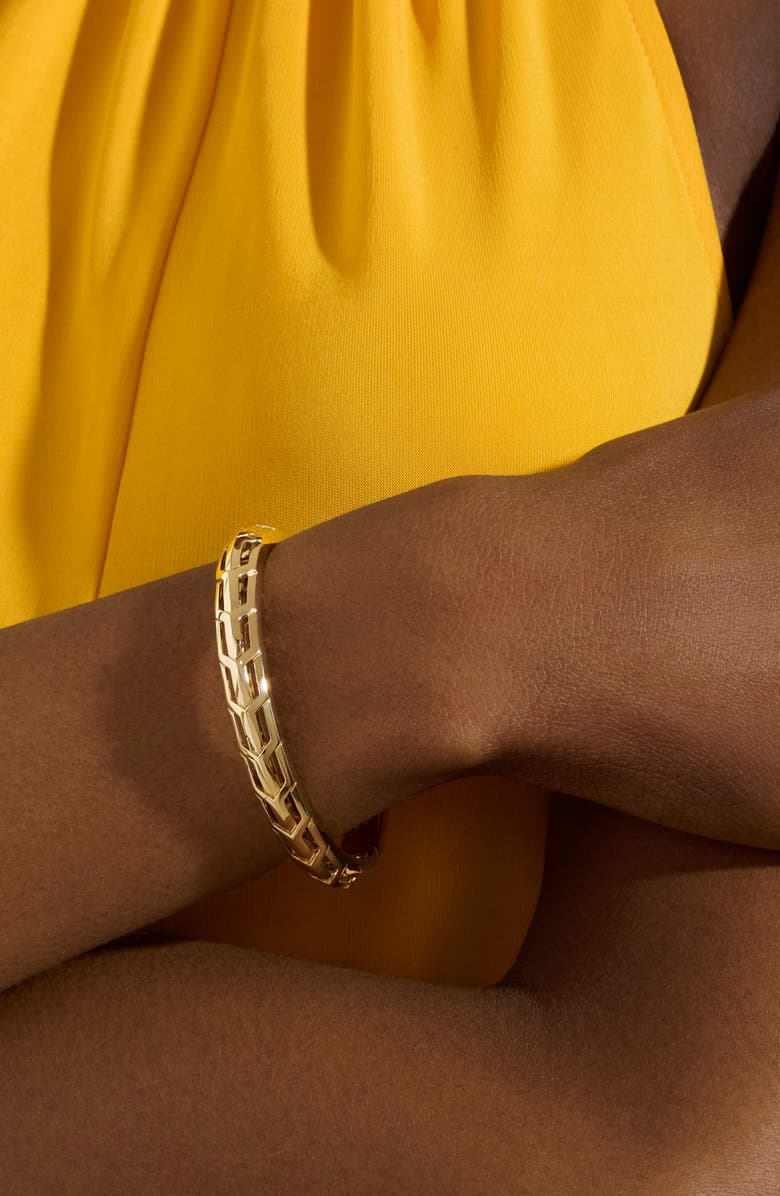 John Hardy Icon 50 Hinged Bangle, Gold, Alternate, color, 