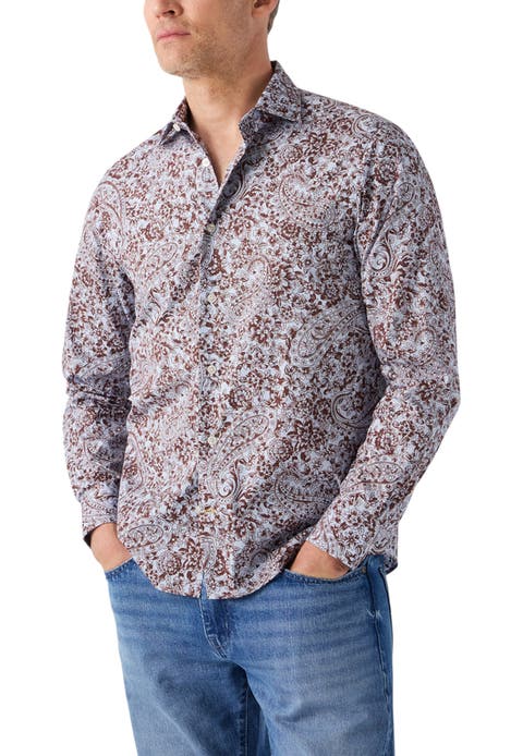 Reynolds Floral Paisley Print Shirt