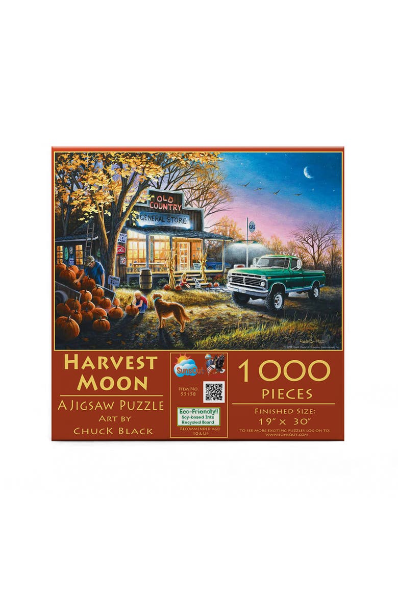 Harvest Moon 1000 piece Jigsaw Puzzle for Adults, Alternate, color, Multicolor