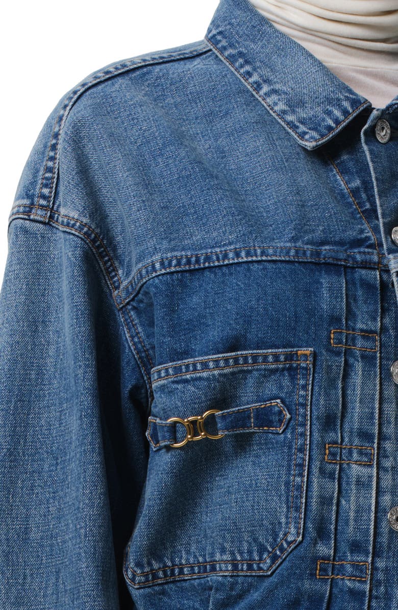 Citizens of Humanity Horsebit Denim Jacket, Alternate, color, Sweetzer