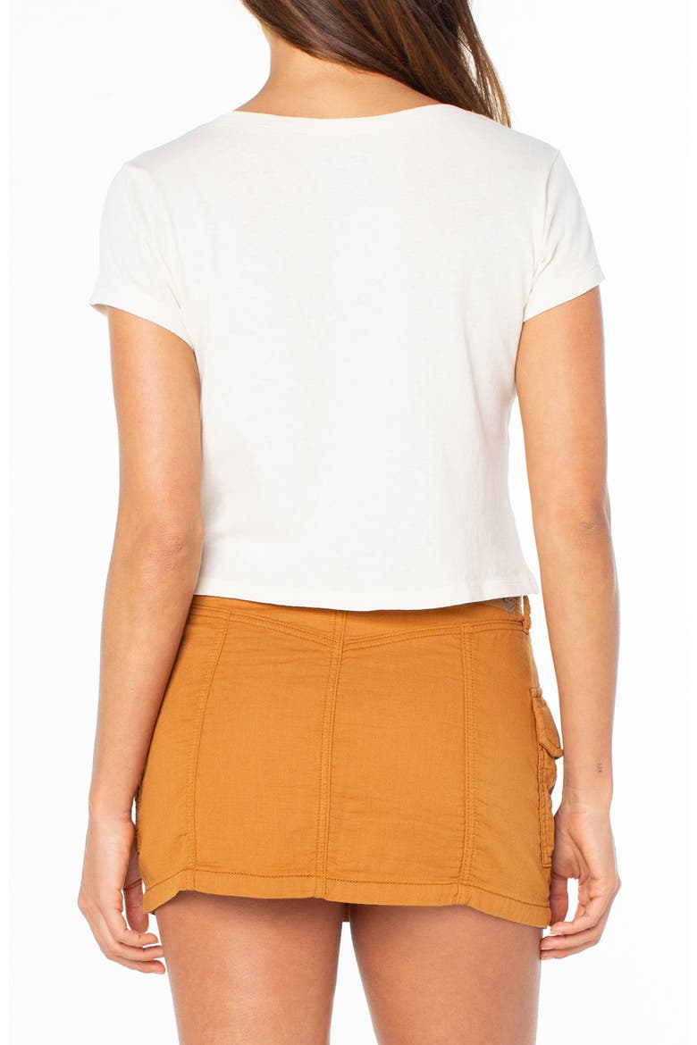 In Bloom Crop Cotton Graphic T-Shirt, Alternate, color, CLOUD DANCER