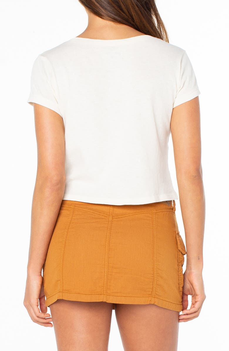 Roxy In Bloom Crop Cotton Graphic T-Shirt, Alternate, color, 