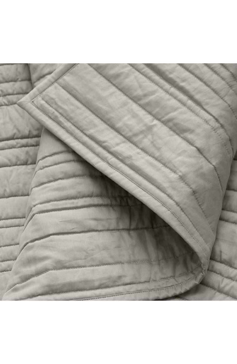 Boll & Branch Signature Stripe Organic Cotton Quilt & Sham Set, Alternate, color, 