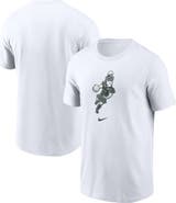Nike Men's Nike White Michigan State Spartans Basketball Sparty Sport T-Shirt
