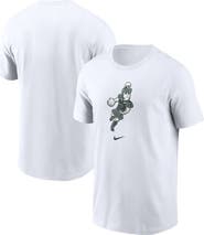 Nike Men's Nike White Michigan State Spartans Basketball Sparty Sport T-Shirt