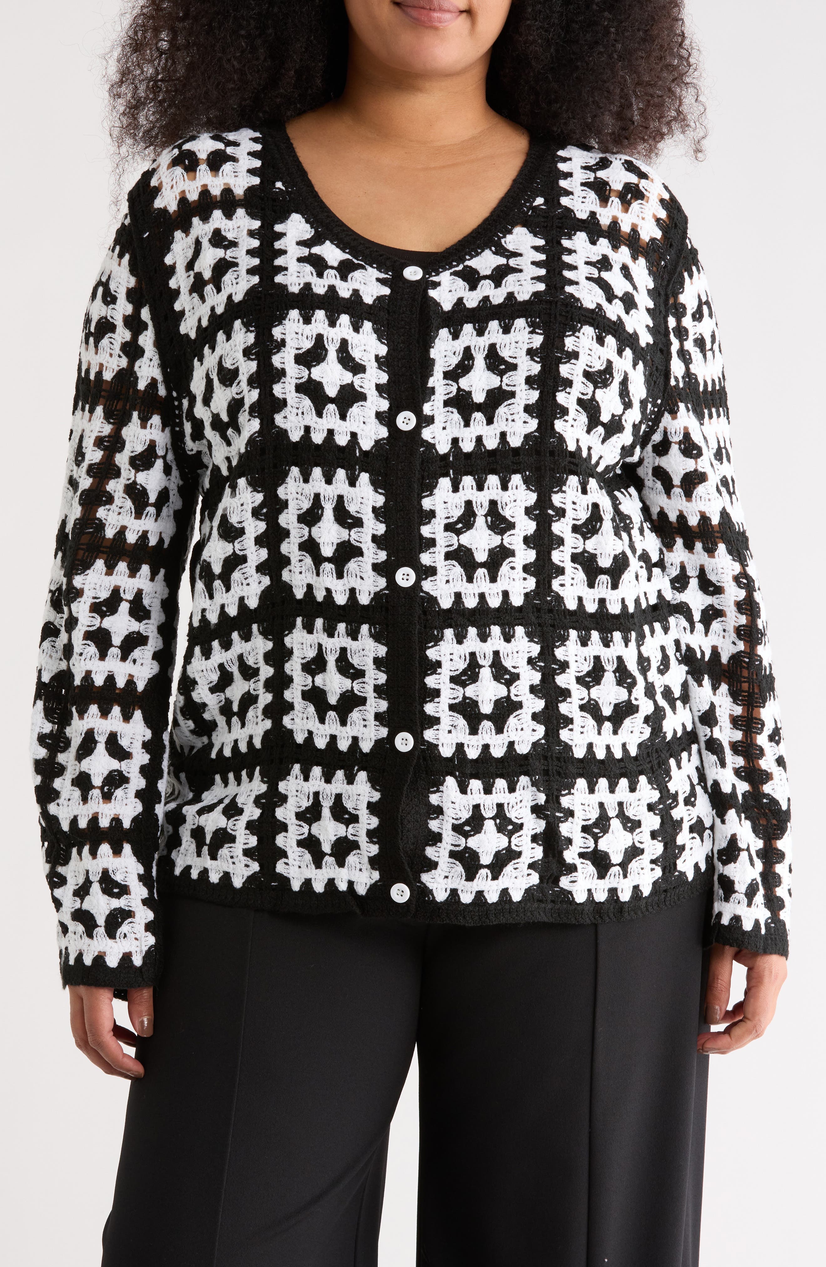 Forgotten Grace Granny Square Crochet Top