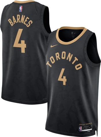 Nike Unisex Nike Scottie Barnes Black Toronto Raptors 2022 23 Swingman Jersey City Edition Nordstrom