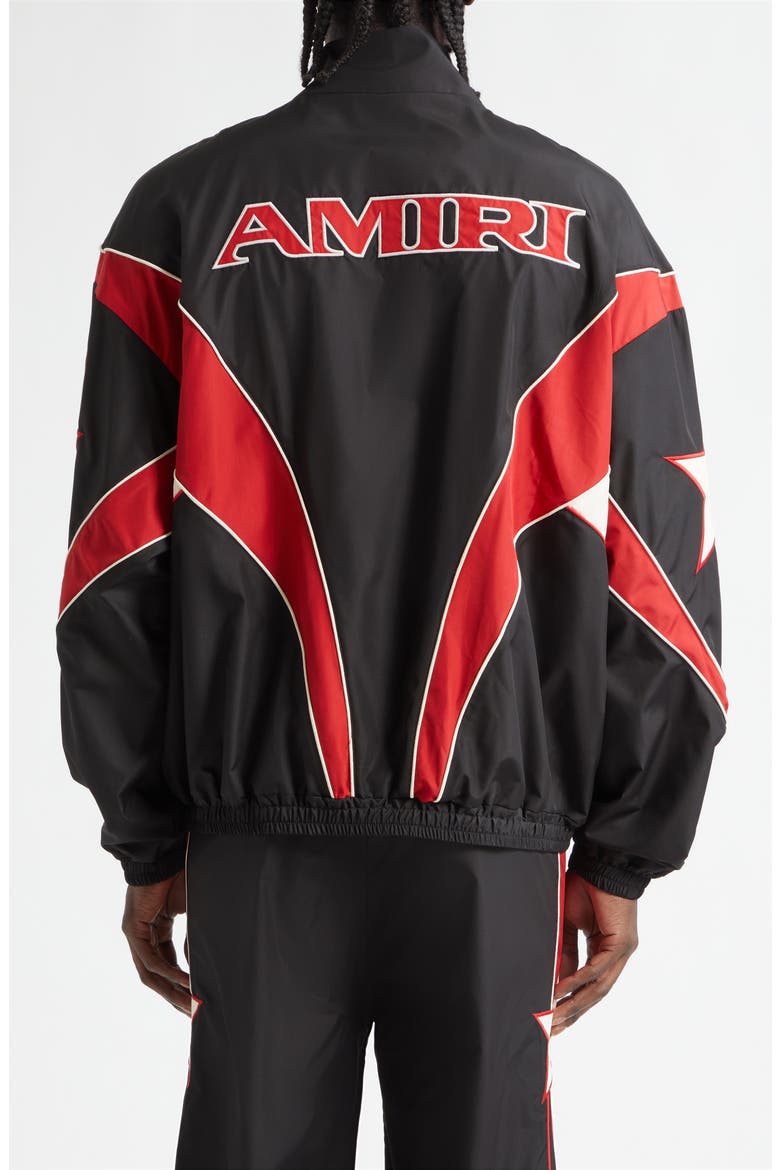 Sport Colorblock Windbreaker Jacket, Alternate, color, BLACK