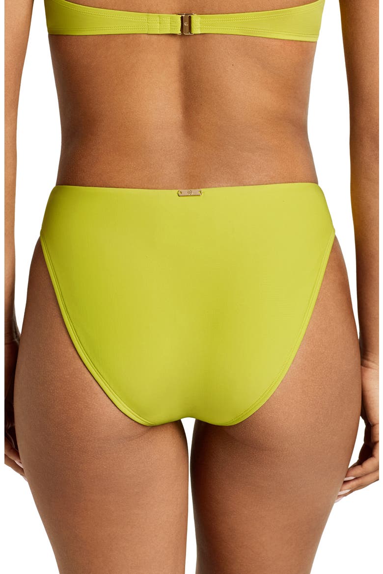 Curved Waist Bikini Bottoms, Alternate, color, LIME BREEZE