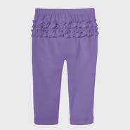 CITY THREADS Girls Ruffle Butt Soft 100% Cotton Leggings