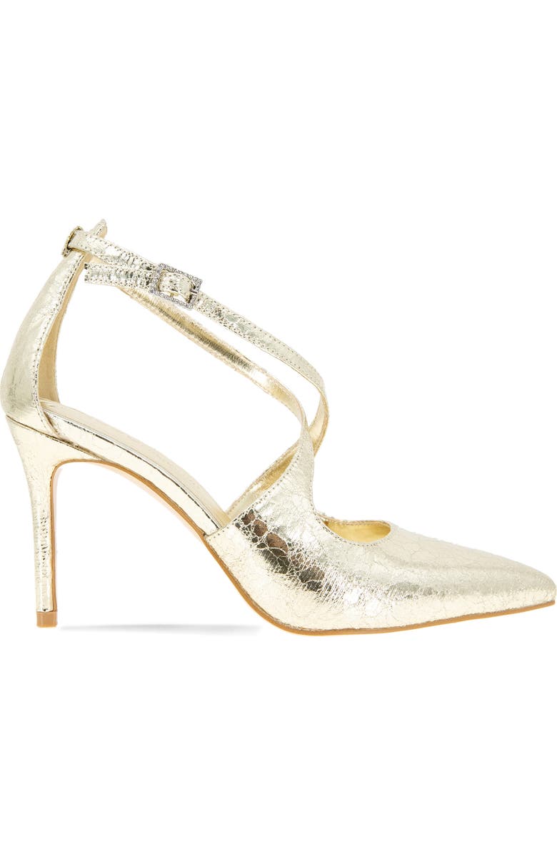 BCBGeneration Bromi Ankle Strap Pump, Alternate, color, Platino