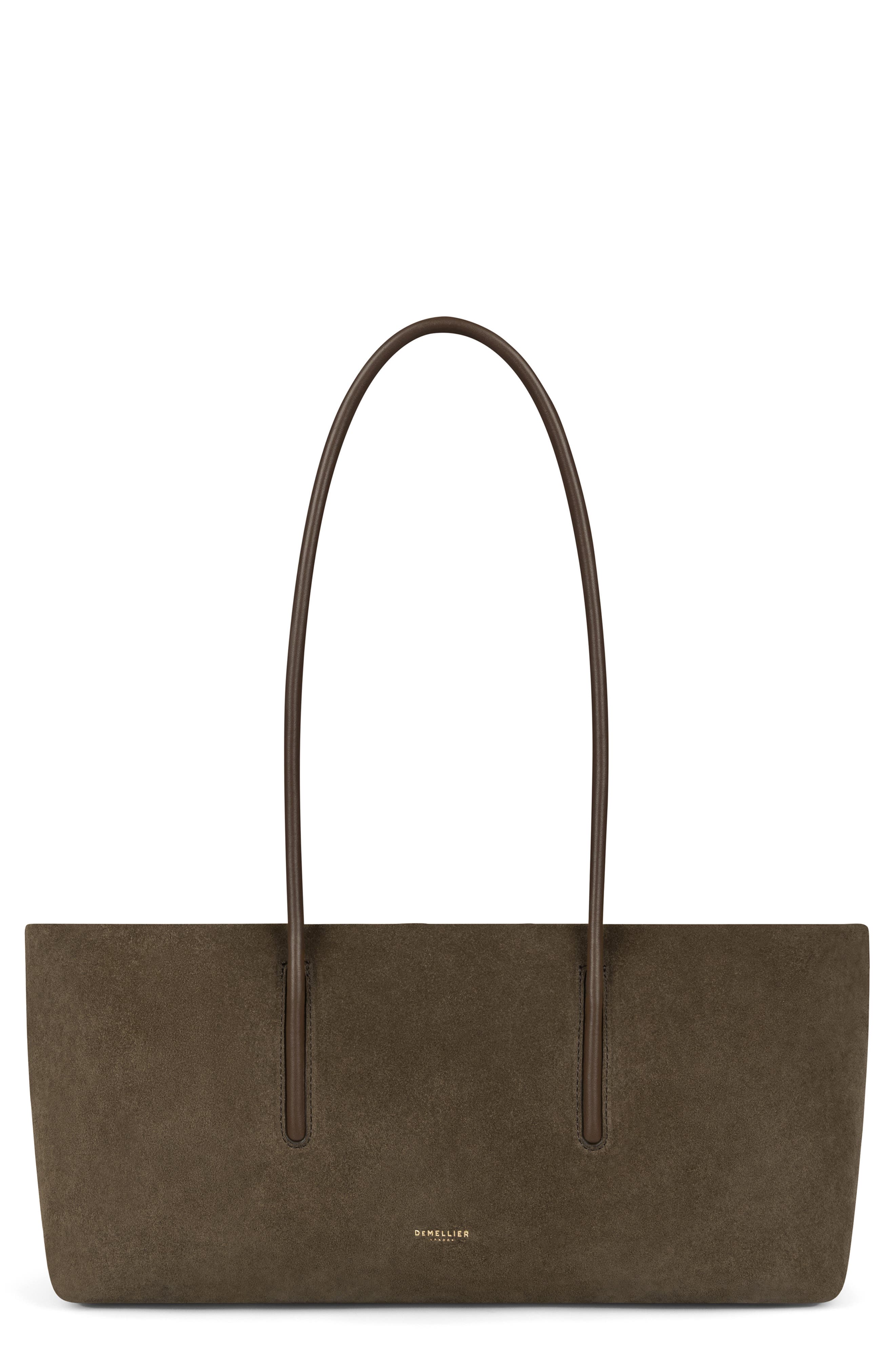 The Stockholm Leather Shoulder Bag, Main, color, HAZEL