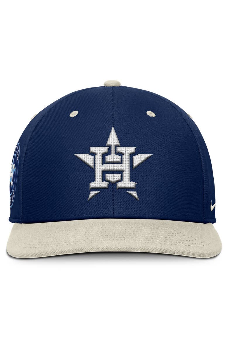 Nike Men's Nike Navy/Cream Houston Astros Pro Performance Snapback Hat, Alternate, color, Navy