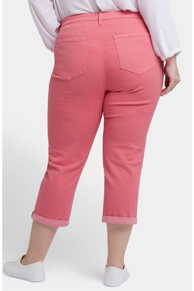 Chloe Cuff Capri Jeans, Alternate, color, SPICED CORAL