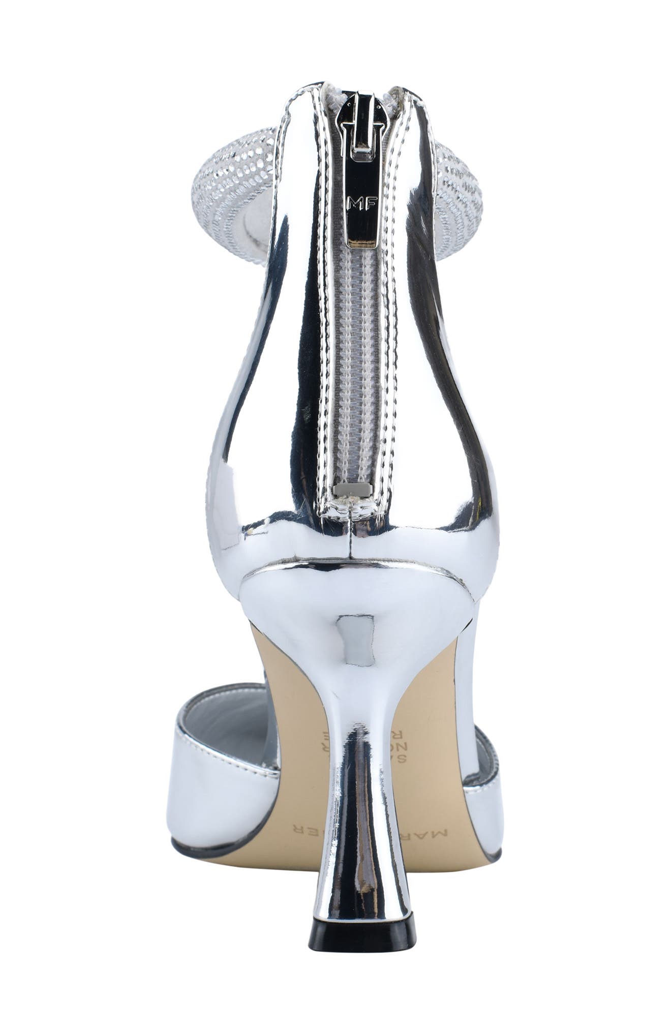 Marc Fisher Reneta Rhinestone Embellished Ankle Strap Pump, Alternate, color, 