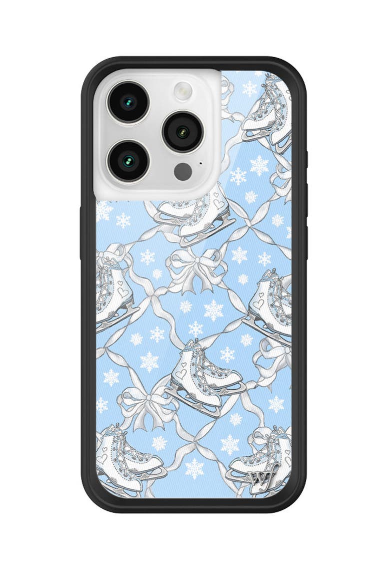 Skates iPhone Case, Alternate, color, Blue