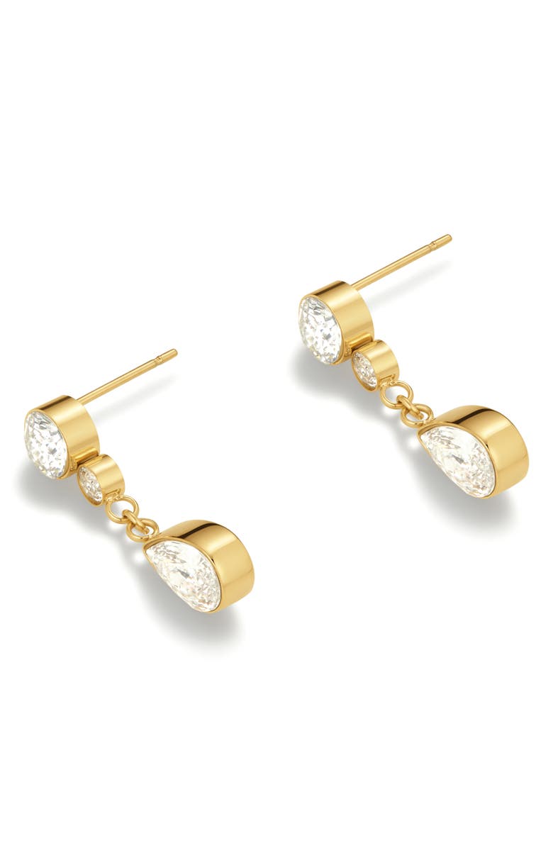 D.LOUISE Pear Drop Earrings, Alternate, color, Gold