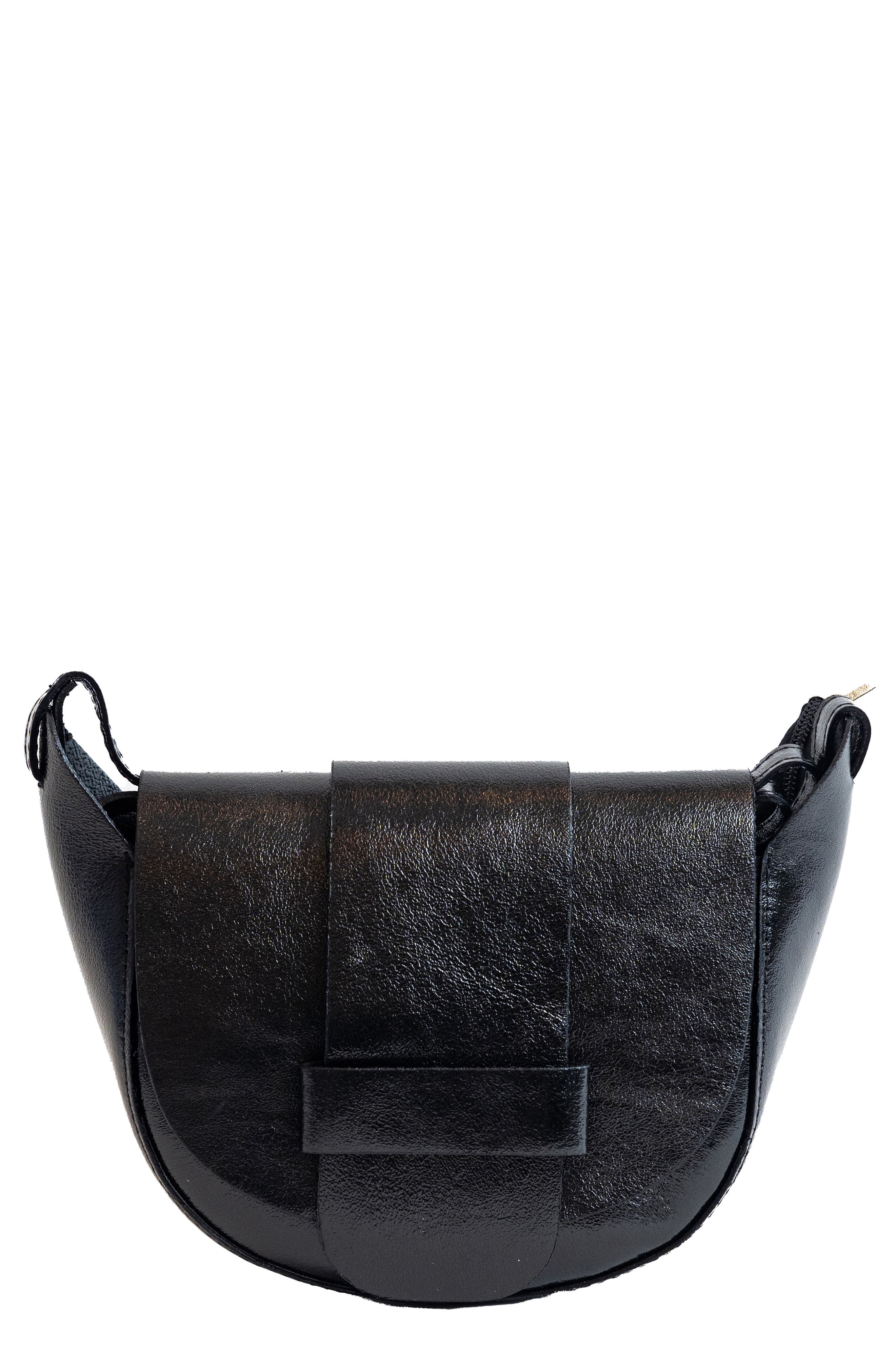 Persaman New York Metallic Leather Crossbody Bag, Main, color, 