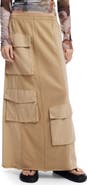Desigual Fal Preston Cargo Maxi Skirt