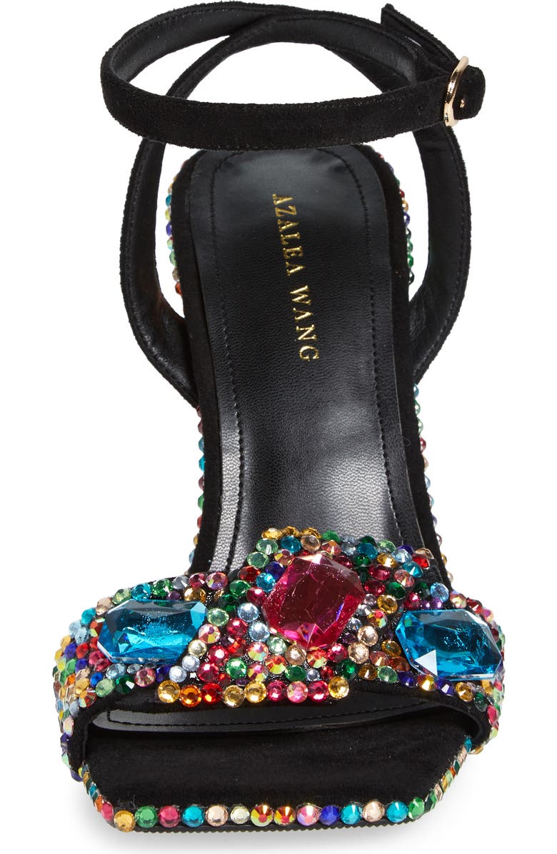 AZALEA WANG Discoball Ankle Strap Sandal, Alternate, color,