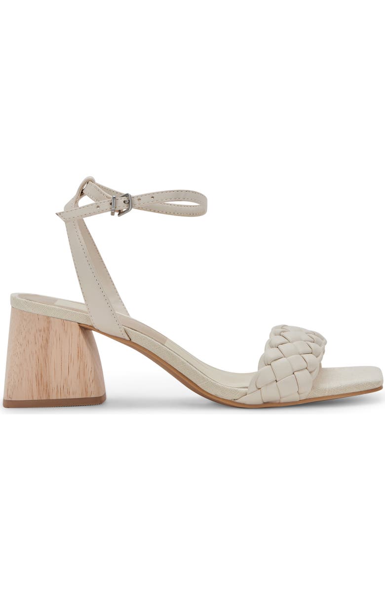 CLEAR BY DOLCE VITA Dolce Vita Maren Ankle Strap Sandal, Alternate, color, Ivory Stella