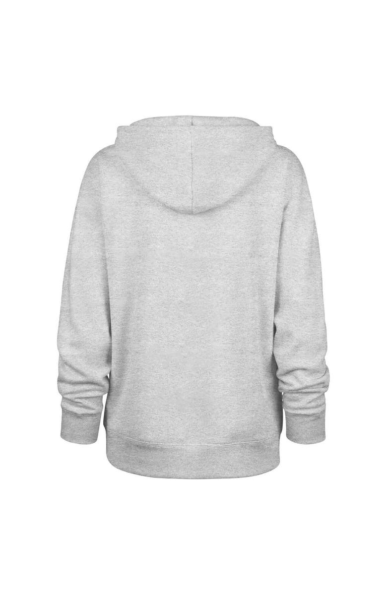 '47 Women's '47  Gray Philadelphia Eagles Distressed Standout Naomi Pullover Hoodie, Alternate, color, Gray