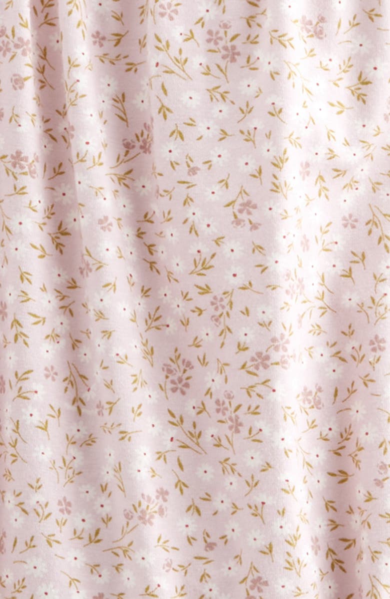 Nordstrom Print Smocked Bubble Romper, Alternate, color, Purple Light Windswept Floral