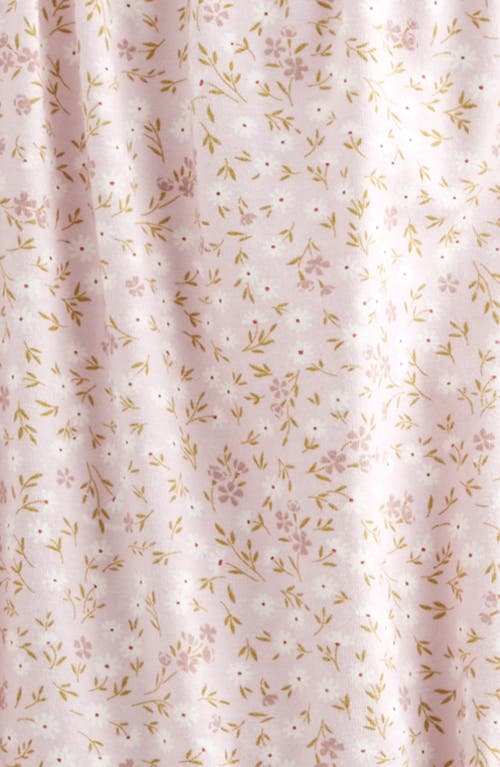 Nordstrom Print Smocked Bubble Romper In Purple Light Windswept Floral