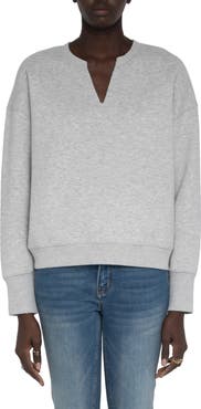 Zadig & Voltaire Olive Graphic Cotton Blend Sweatshirt