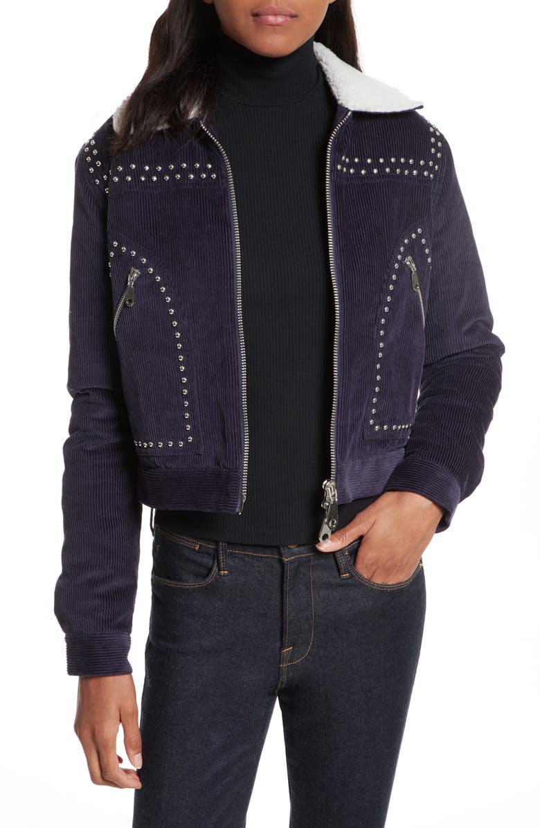 Rebecca Minkoff Koshova Faux Shearling Jacket, Main, color, 
